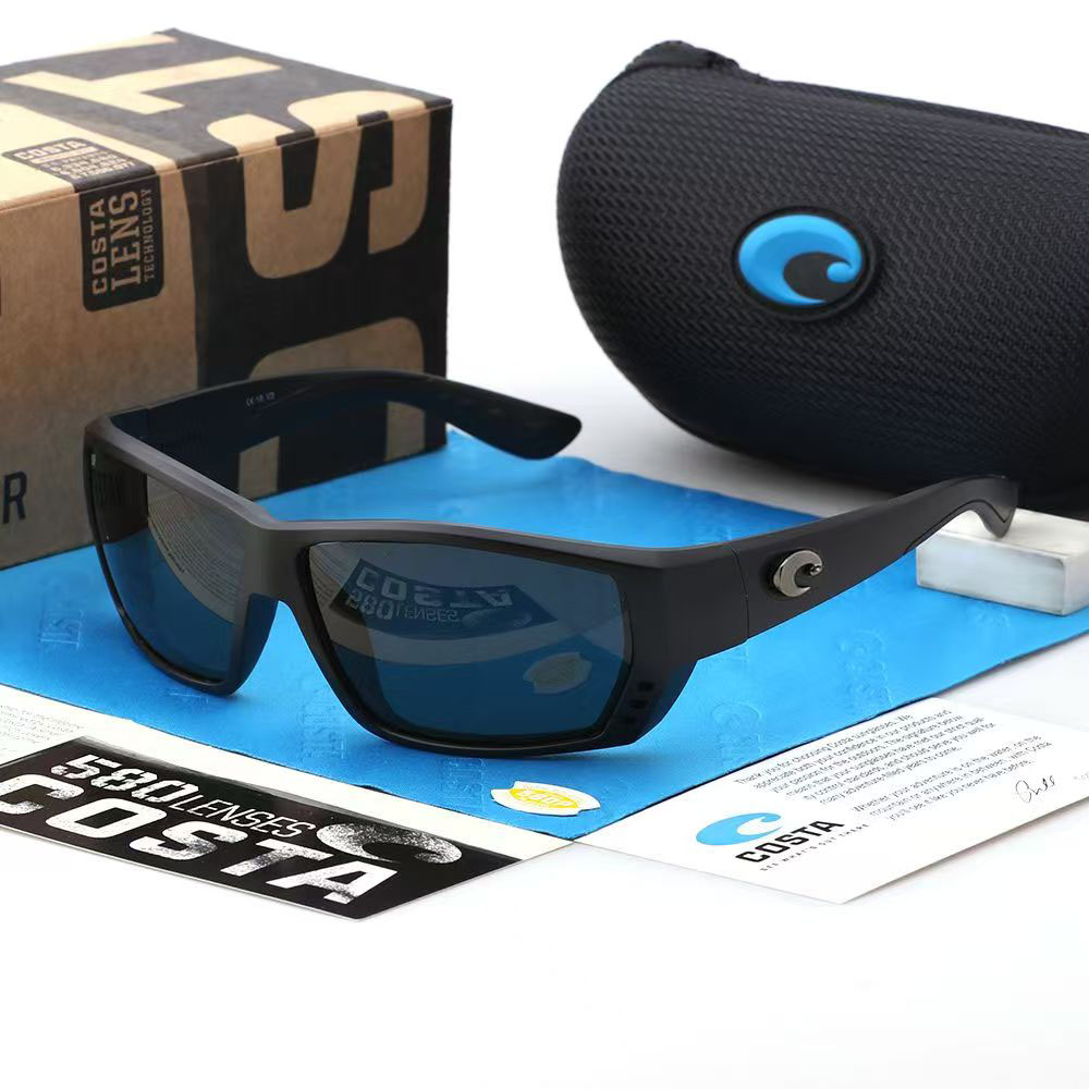 High quality Costal Real Polarized sunglasses man 2025 summer fashion real glasses outdoor sports cycling driving fishing sunglasses with box