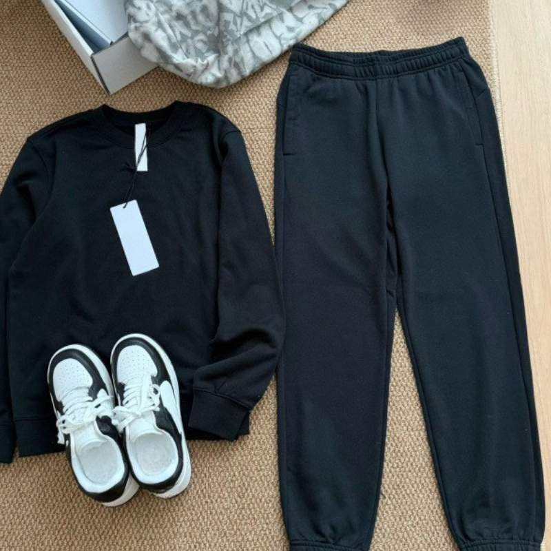 Designer Yoga Hoodies Chill Sweatpants Women Laidback Lantern Jogger Pants Warm Up Unisex Studio-to-street Weekend Sportswear Silver 3D Logo
