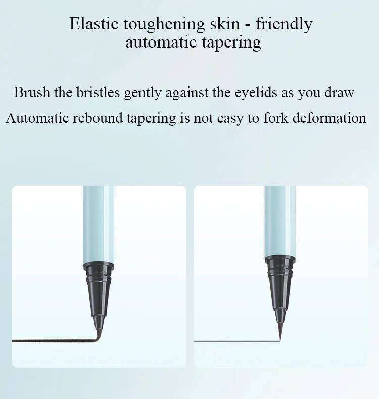 TIMAGE Black Fluid Liquid Eyeliner Long Lasting Waterproof And Does Not Sdge Super Fine Eye Liner Pen