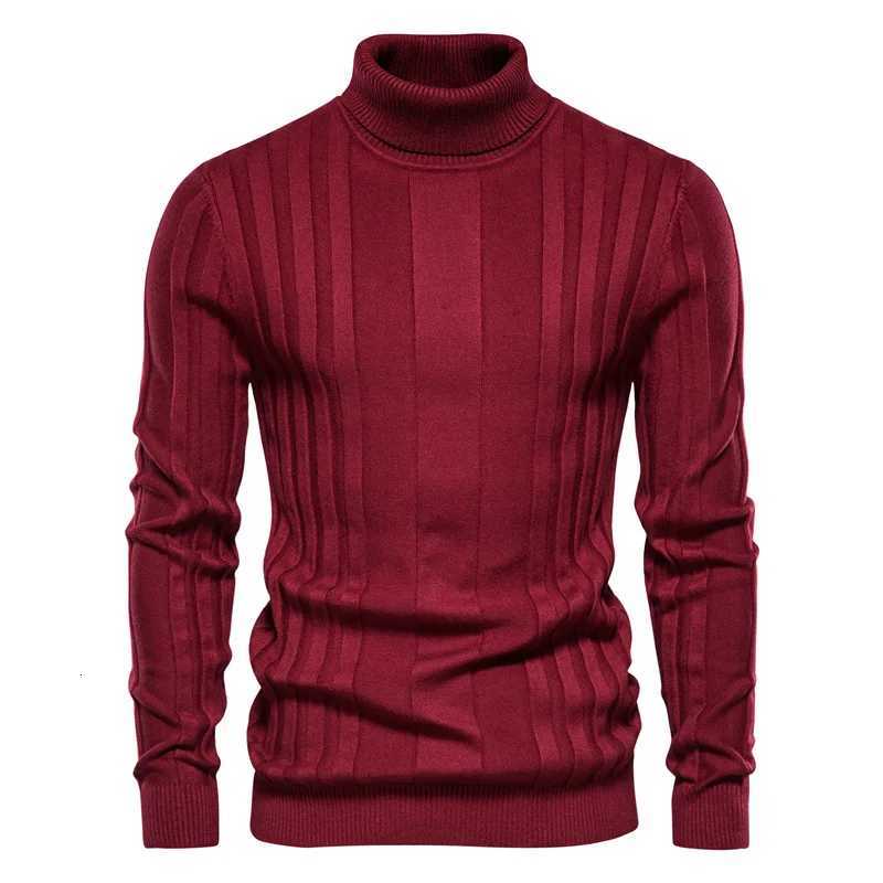 Winter Mens Slim Fit Basic Turtleneck Sweater High Collar Pullover Knitted Tops Male Thicken Warm Bottoming Shirt MY705 Z250725