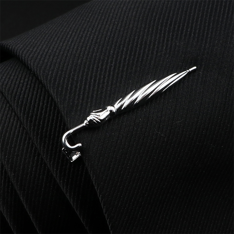 Mens Chrome Stainless Tie Clip Fork Spoon Shovel Knife Hammer Dolphin Shape Metal for Men Necktie Clips Pin Gift 250715