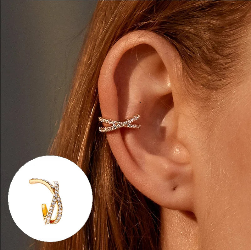 1PC Punk Metal Ear Cuff Ear Clip for Women No Pierced C Shape Geometric Small Earcuff Ear Wrap Earcuff Clips Jewelry 250723