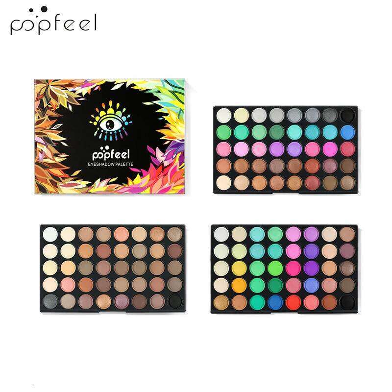 FEEL 120 Colors Eyeshadow Palette - Versatile Matte Shimmer Shades Eye Makeup, Ideal for Beginners and Makeup Artists