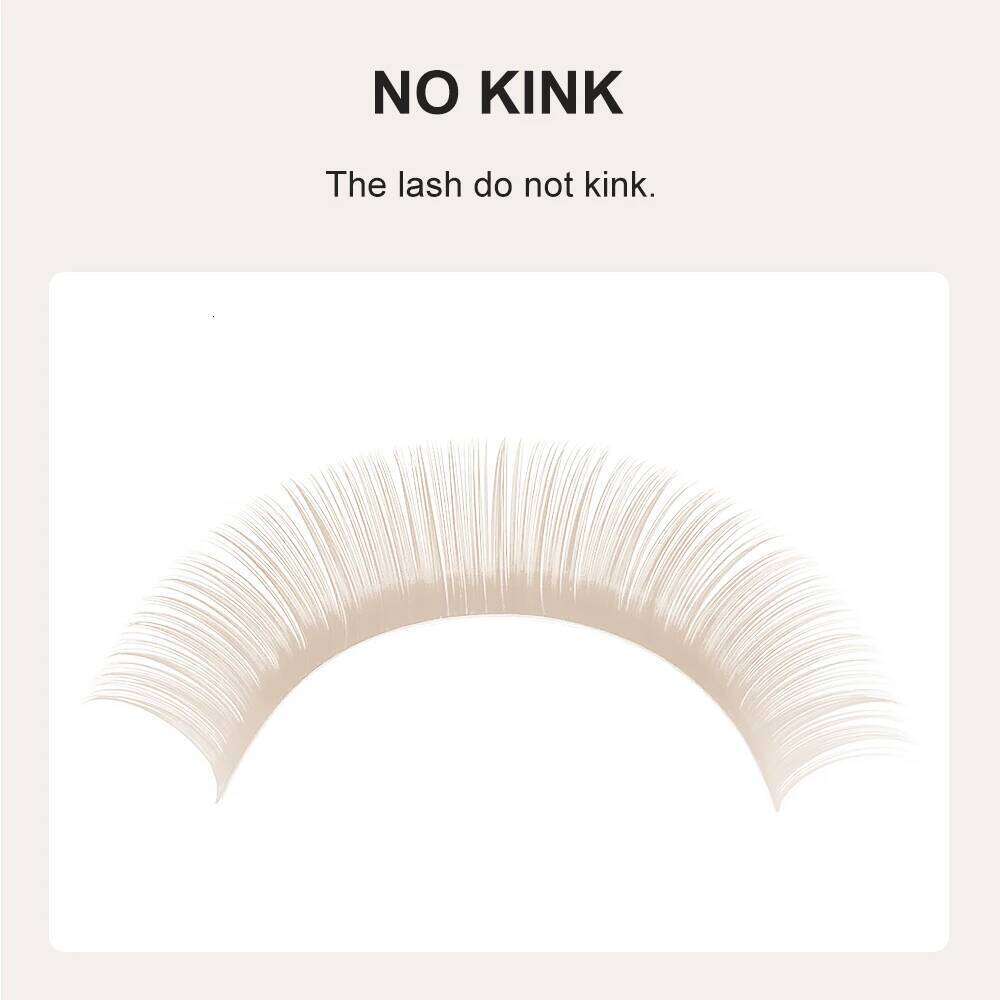 NATUHANA Cream Colored Lashes Mix8-14 lenghts Individual Colorful Faux Mink Eyelash Extensions for Halloween Makeup X250725