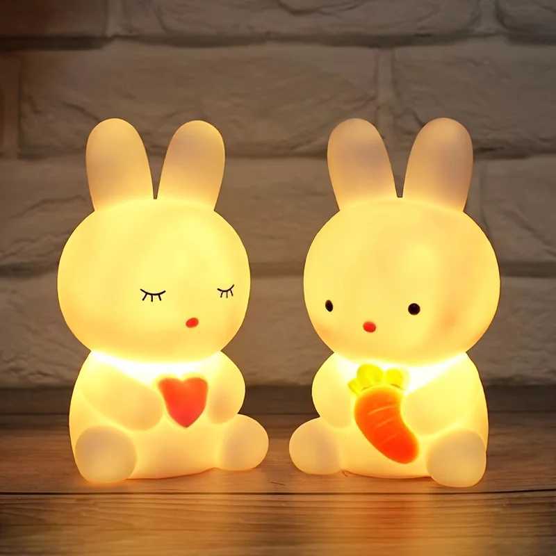 1PC Cute Cartoon Rabbit Light Girl LED Night Light Bedroom Living Room Light Rabbit Decorative Lamp Gift Light Bunny Gift XJ250725