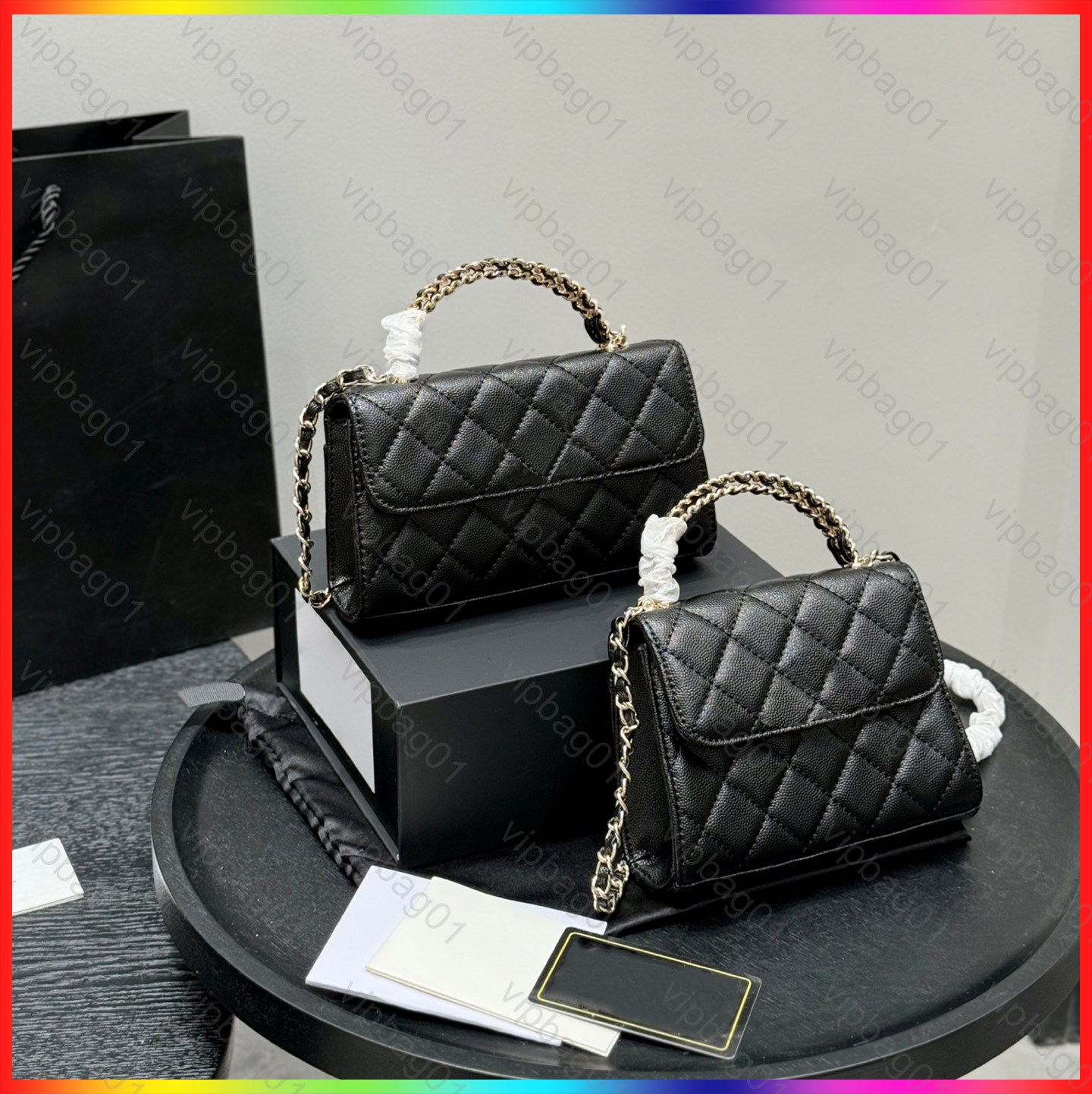 5A Designer Bags Women Shoulder Chain Bag Clutch Flap Woman Totes Bag Wallet Check Purse Double Letter Solid Hasp Waist Square Stripes Luxury Ladies backpack Handbag