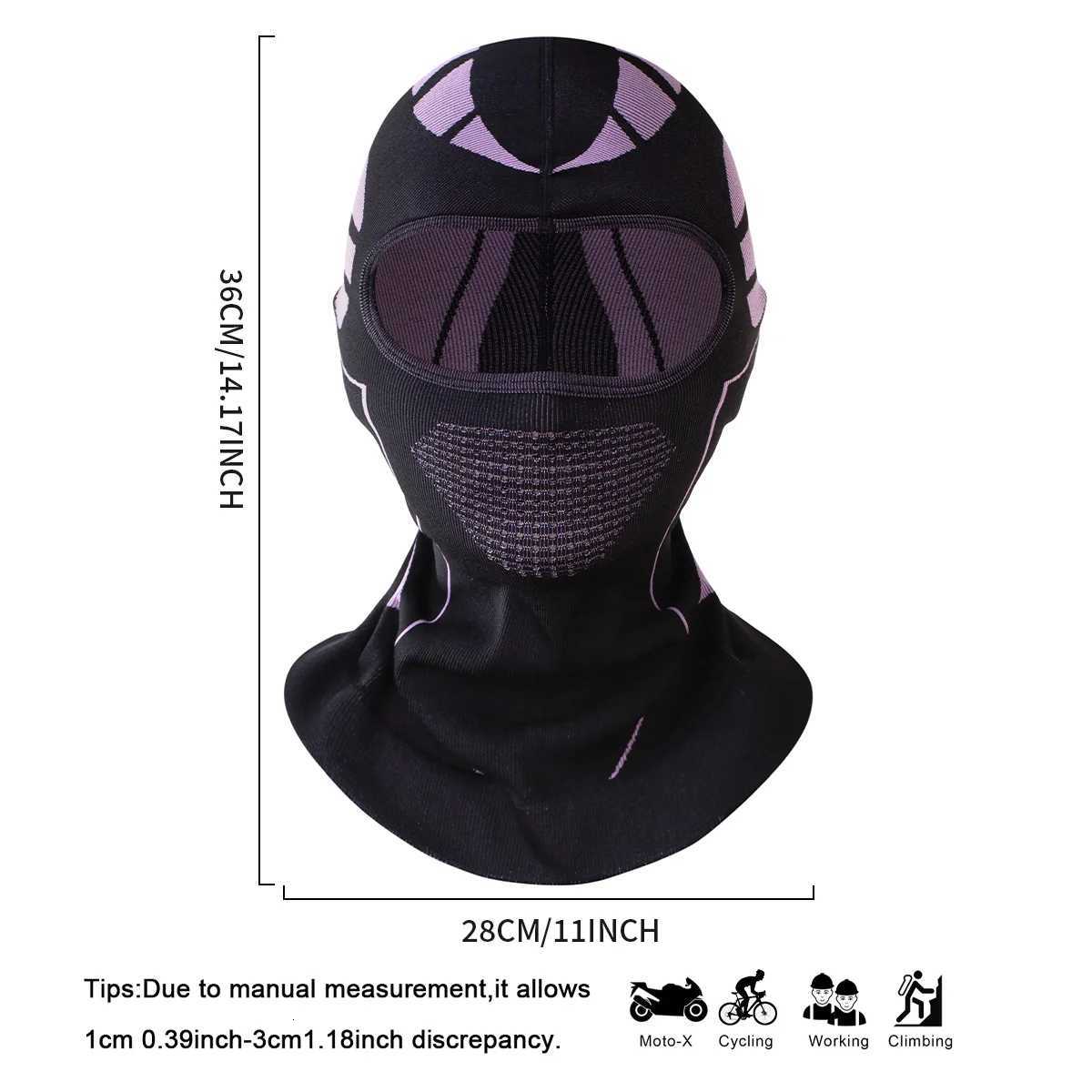 Balaclava Face Mask for Motorcycling Winter Ski Mask for Men Women High Stretchy Full Head Balaclava Under Helmet Cold Weather Z250725