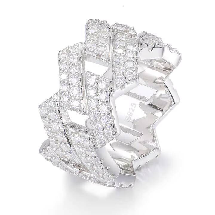 Custom Moissanite Engagement Rings Women Men Hip Hop Iced Out 14K Gold Silver 925 Sterling Fine Jewelry Wedding Bands