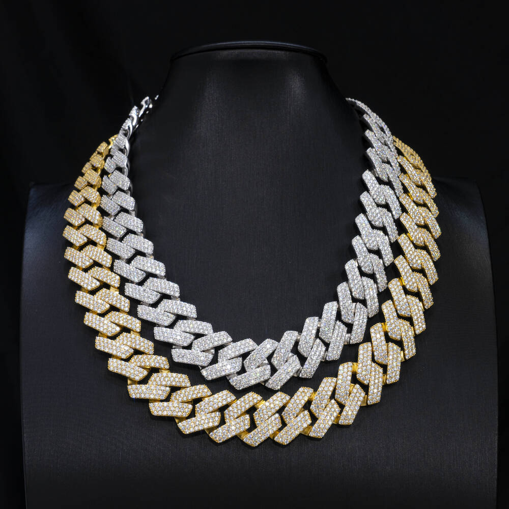 High Quality Customized Jewellery Cuban Chain Jewelry Necklaces 6mm-14mm Stainless Steel Rap Style Necklace