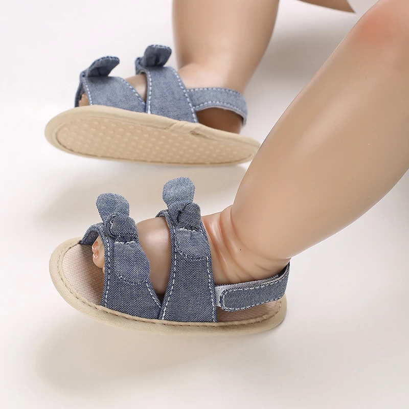 180M born Baby Girls Summer Shoes Sandals First Walkers Casual Soft Sole Toddler Shoes 250725