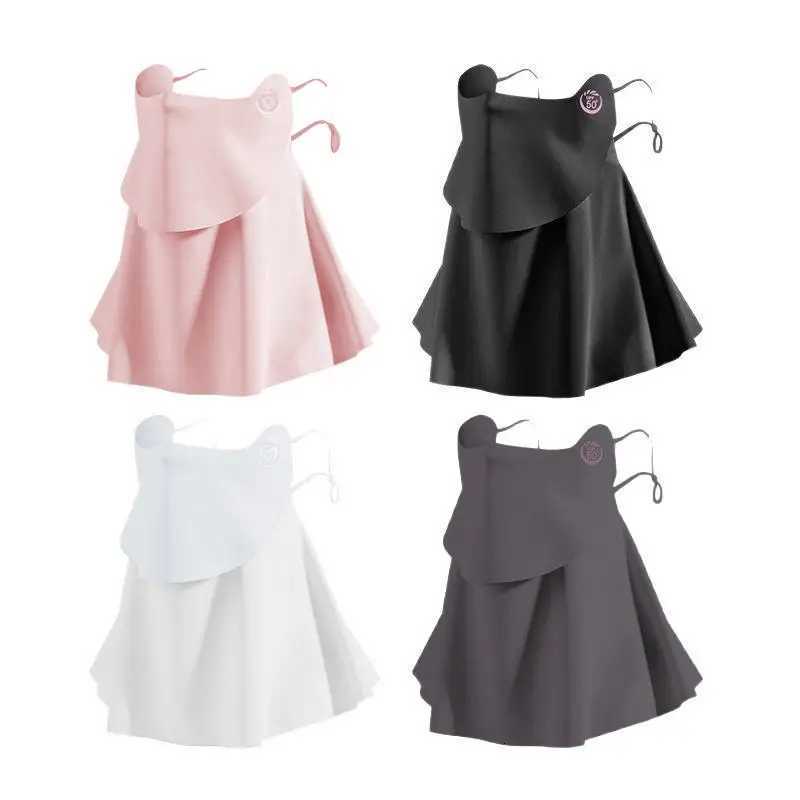 3D Silk UPF50+ UV Protection Face Mask for Women Summer Outdoor Cycling Hiking 360 Face Neck Cover Cool Balaclava Scarf Z250725