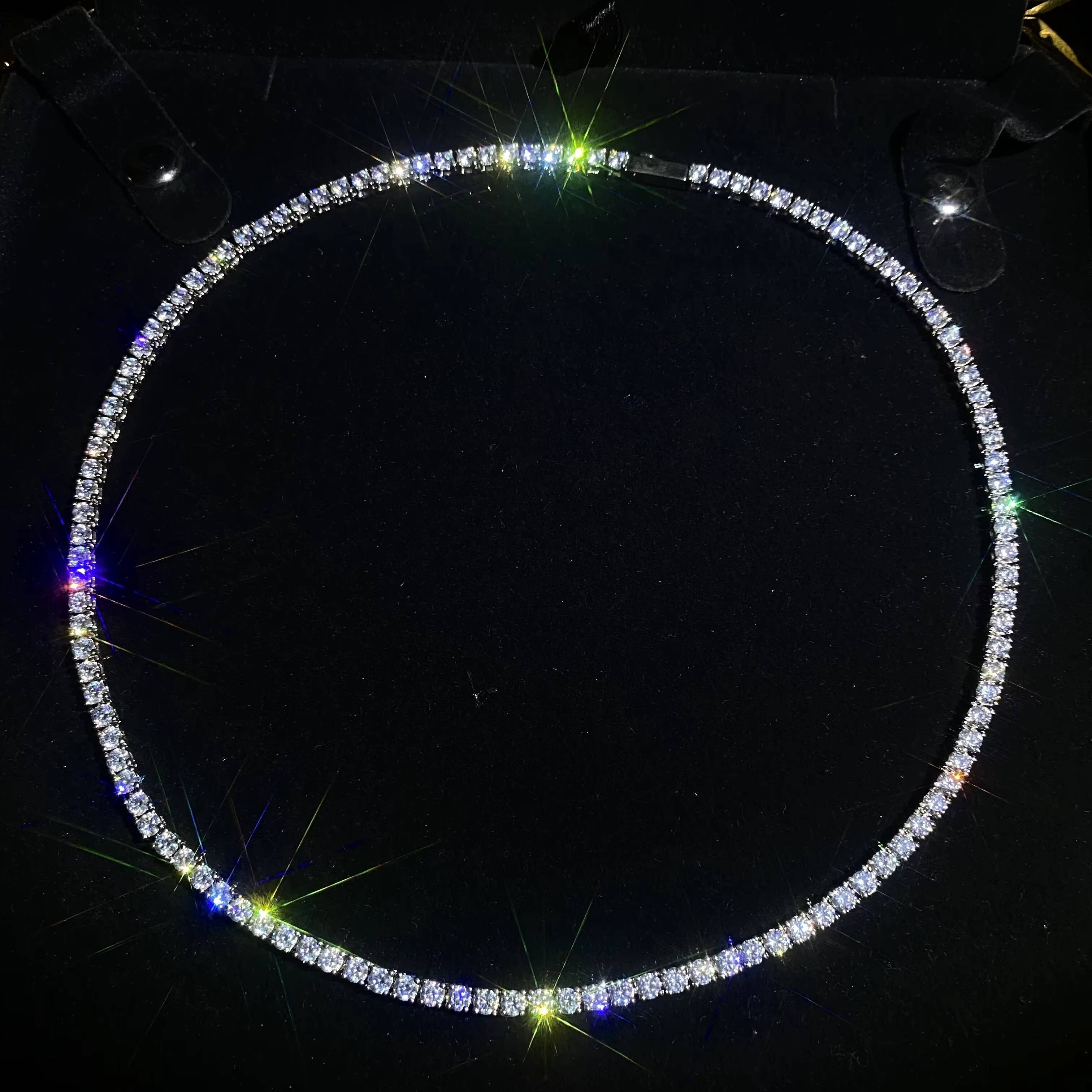 Trendy Unisex 3mm Silver Necklaces from YSS Durable 925 Pure Silver with Modern Design