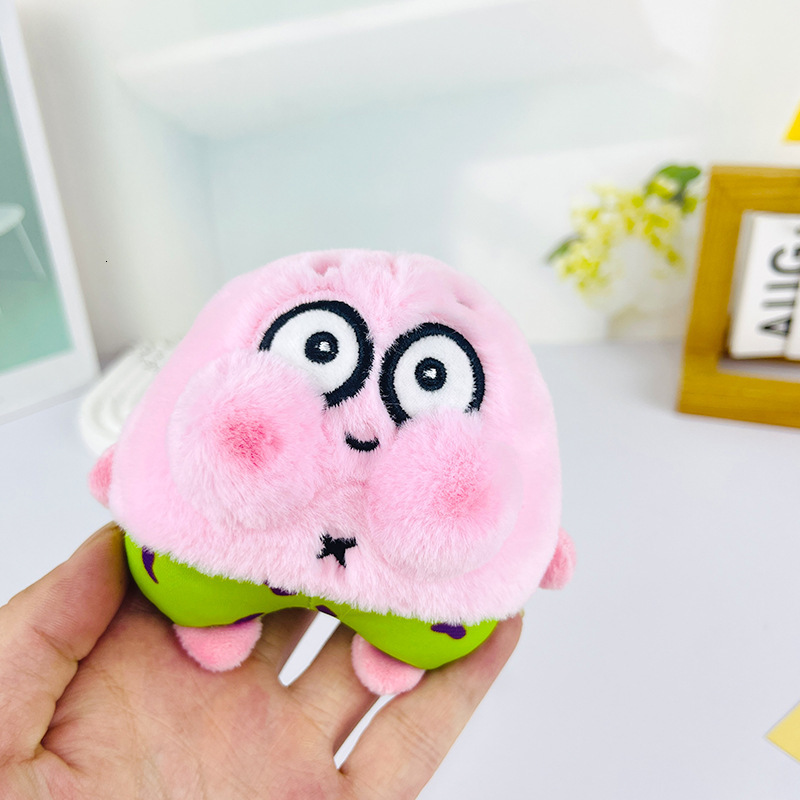 Cute Creative Dudu SpongeBob Patrick Star Plush Pendant Cartoon Keychain Doll Backpack Decoration 250726