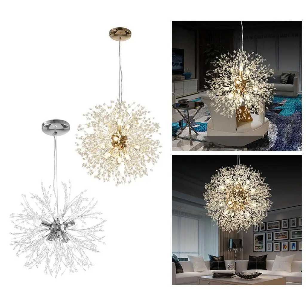 Firework Chandelier Modern LED Crystal Ceiling Lights Living RoomXJ250725