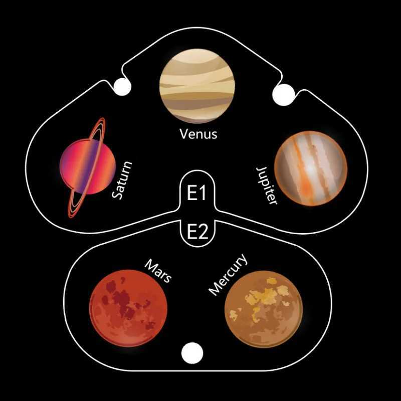 Earth Moon Light Ins Moon Projector Light Starry Sky Projector Rotating Planetarium Lamp Wall Lights Room Decor Led Night Light XJ250725