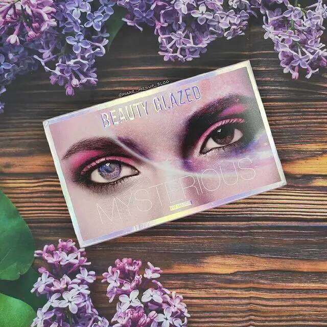 Beauty Glazed Mysteriou 18 color Eyeshadow Palette Matte, Shimmer, Glitter - lti-Reflective Shades for Stunning Makeup Looks