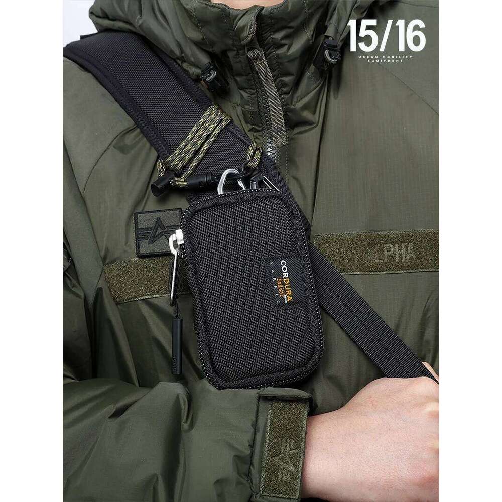 Japanese Style Casual Car Holder Men Coin Waterrpoof Organizer Samll Wallet Purse Edc Pouch Key Bag