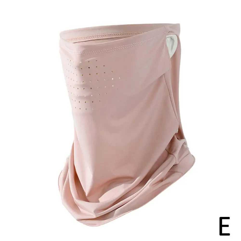 Unisex Face Scarf Breathable Silk UV Sun Protection Mask Soft Adjustable Anti Ultraviolet Thin For Summer Outdoor Activities Z250725