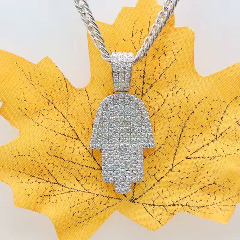 Paston Customized Jewelry Moissanite Hip Hop Figure Pendant Any Venue Available for Men Silver or Gold Available