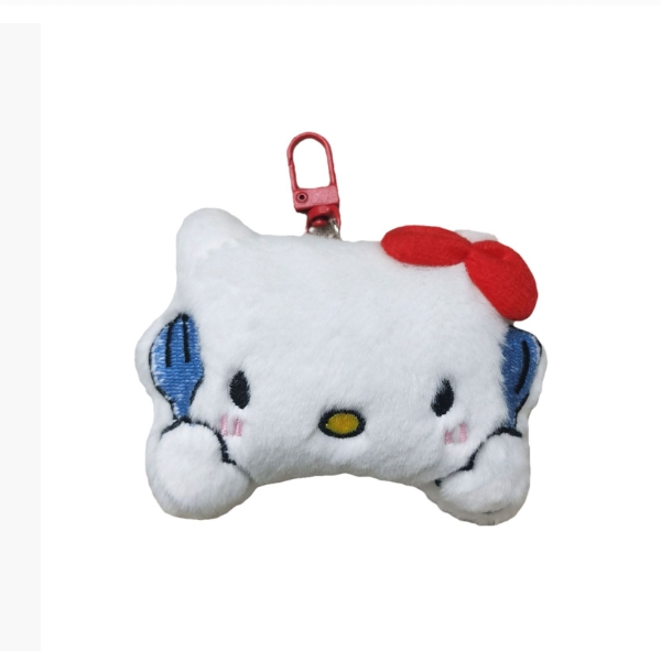 Wholesale Hello Kitty Keychain Pendant Cartoon Kawaii Kitty Cat Plush Doll Women Bag Pendant Decorations Birthday Gift Plush Keychain Pendant Bag Acce
