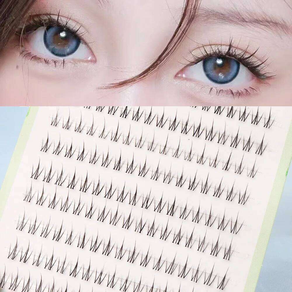 DIY Wispy False 10-12mm Little Devil Lash extenstion Cosplay maga Eyelashes for Daily Party Traveling Makeups X250725
