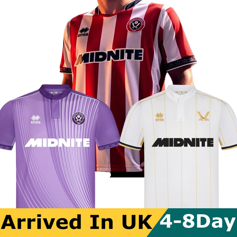 Size S-4XL Sheffields 25 26 Soccer Jerseys Third home away 2025 BREWSTER MOORE Uniteds Football Shirt Uniforms Men Kids Kits CAMPBELL MOORE HAMER BURROWS