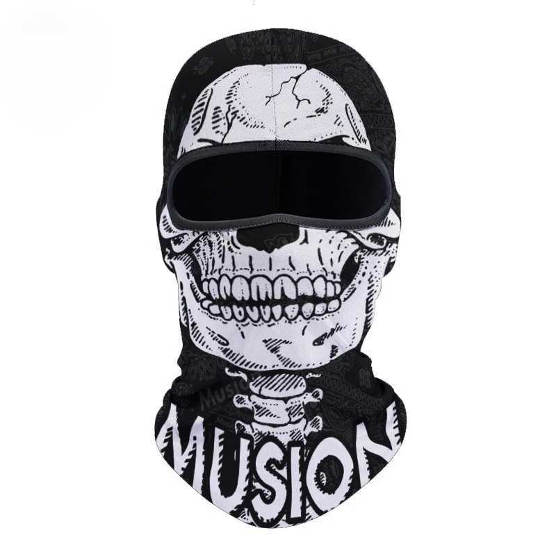 3D Balaclava Ski Mask Motorcycle Full Face Mask Outdoor Hood Headwear s Skull Mask Men Women for Halloween Z250725
