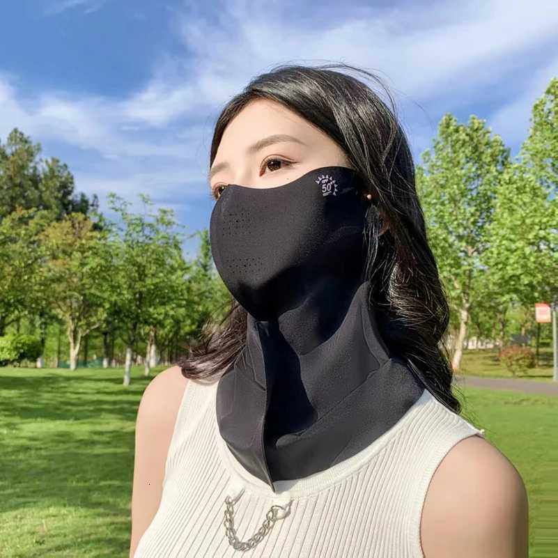 2PCS Silk Sun Protection Mask Anti-Ultraviolet Neck Guard 3D Mask Summer Breathable Eye Protection Face Mask Z250725