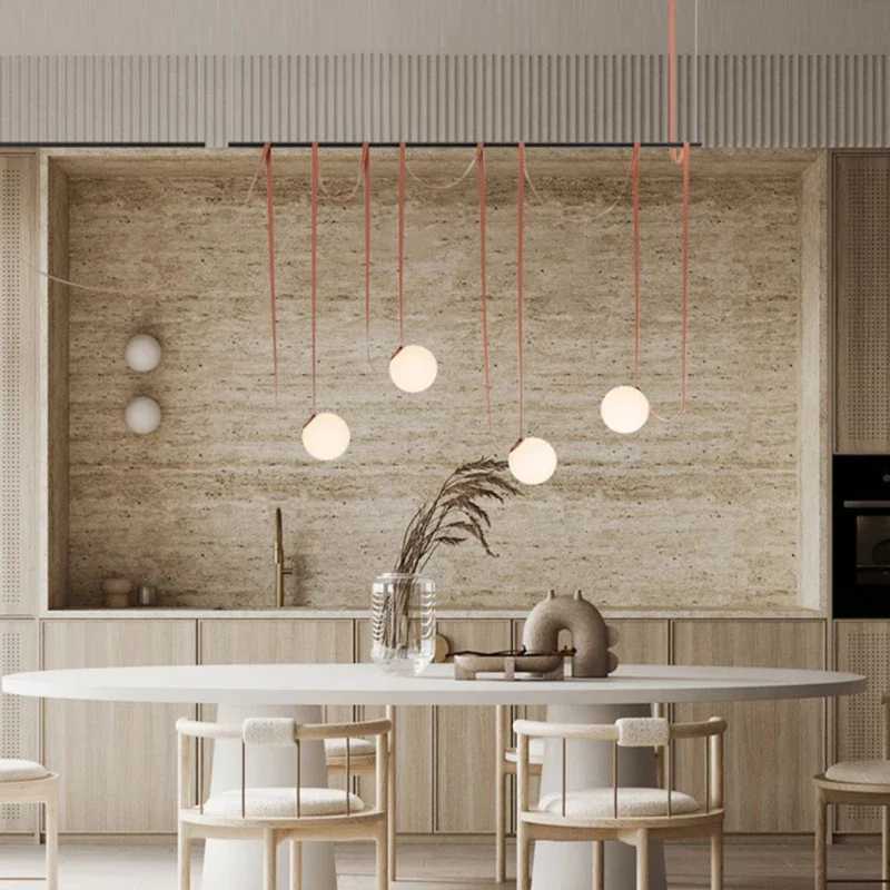 2024 LED Chandelier Modern Minimalist Light Luxury Suspension for Home Decor Independent Designer Belt Lustres Home Appliance XJ250725