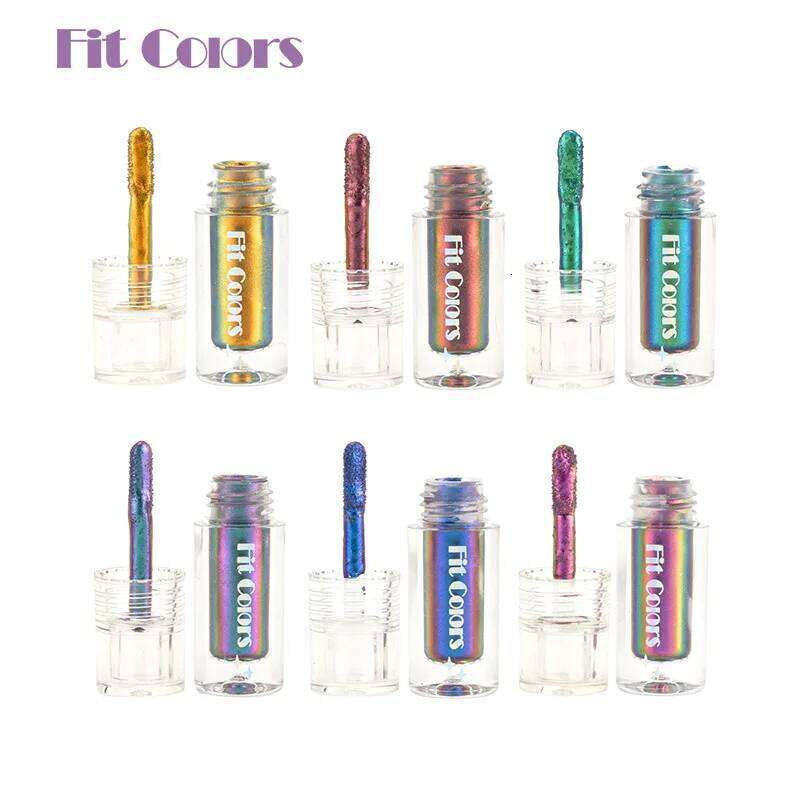 Chameleon Eyeshadow Light to Highlight film forming Shadow Lipstick Liquid Eye Glitter Pallete