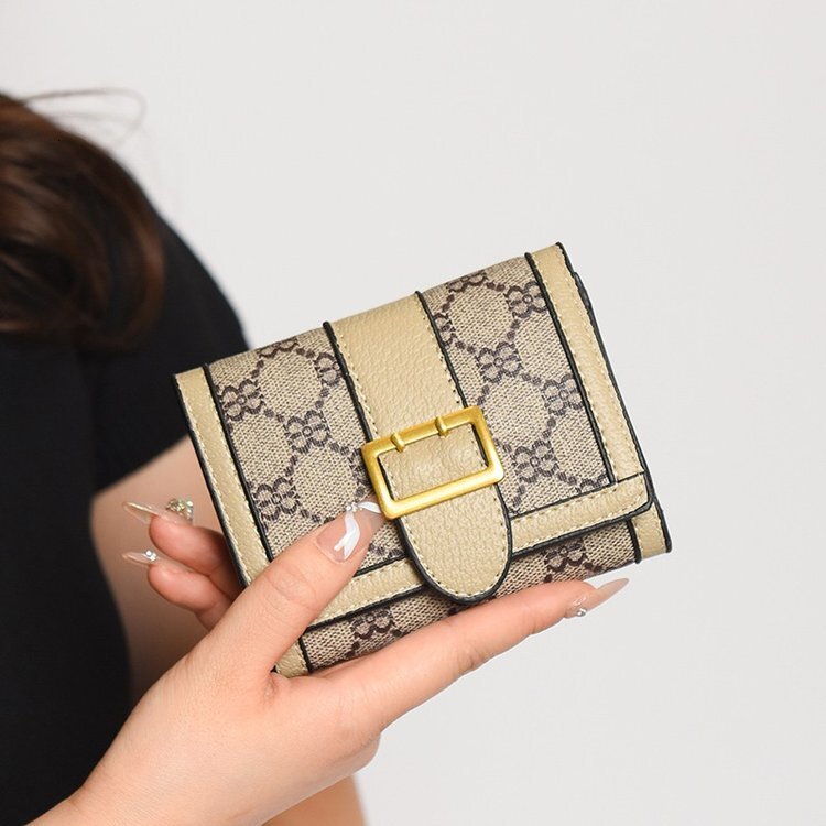 Free Shipping On 2025 Summer New Designer Bags High-end Small Wallet For Women Short Soft Leather Multi-card Slot Card Holder Wallet Combo High-qualit