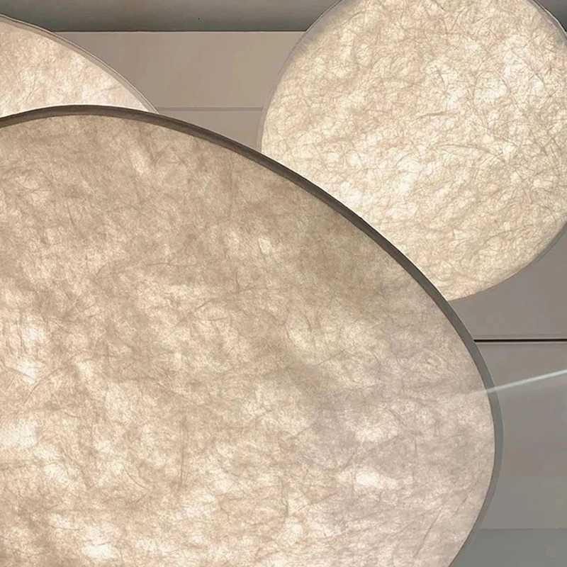 Nordic Tense Chandelier LED Ceiling Chandelier for Living Room Home Decor Adjustable Handmade Silk LED Pendant Hanging Lamp XJ250725