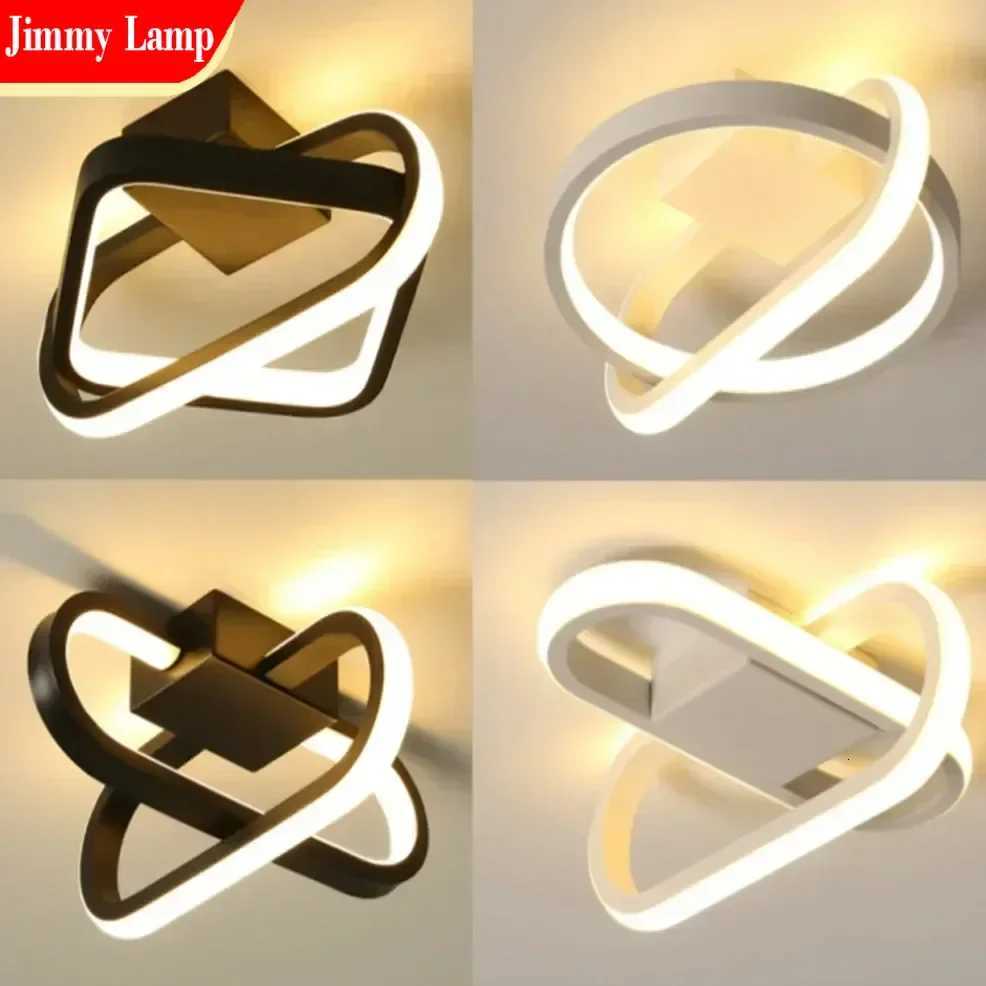 Nordic Creative 3-color Light LED Strip Ceiling Light for Living Room Balcony Entrances Stairs Home Corridor Lighting Decoration XJ250725