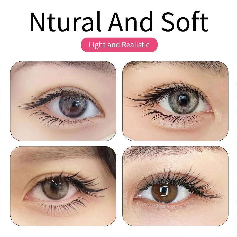 LAKANAKU Fox Eyes Shape Eyelashes Extension 0.07mm Eyelash Cilia and Brazilian Volume Soft Faux Mink YY Lashes Y Cilios X250725