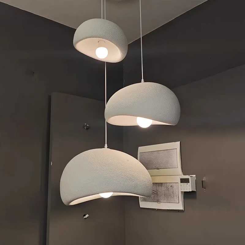 Modern Handmade Wabi Sabi E27 Ceiling Chandelier Lustre Home Decor Interior Restaurant Pendant Light Living Room Bedroom Fixture XJ250725