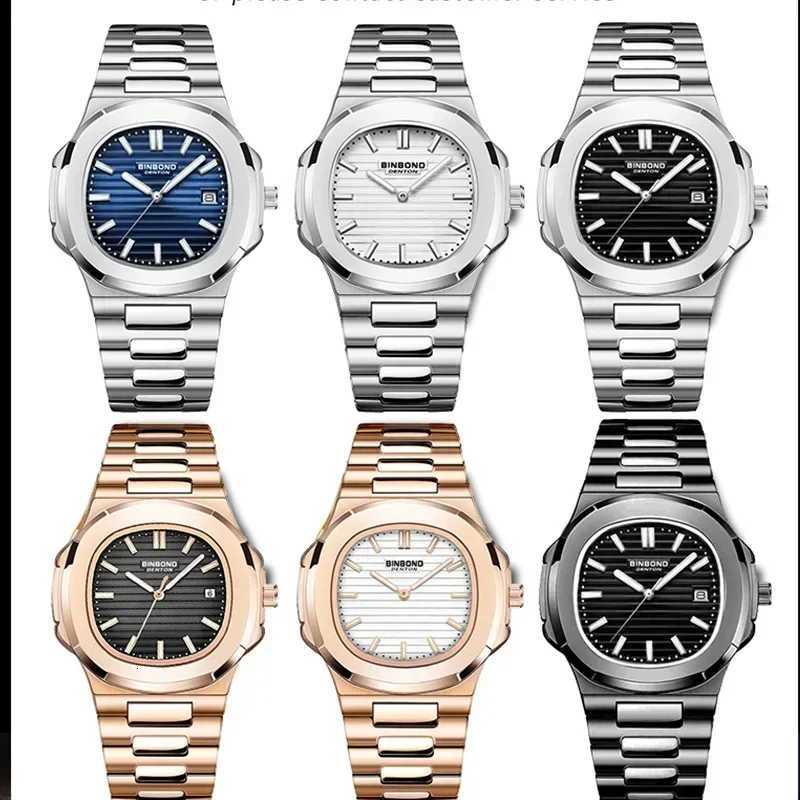 New Casual Business Movement Clock Men Luxury Watch Automatic Watches Mens Fashion Quartz Wristwatches Gifts Relogio Maschino X2507261