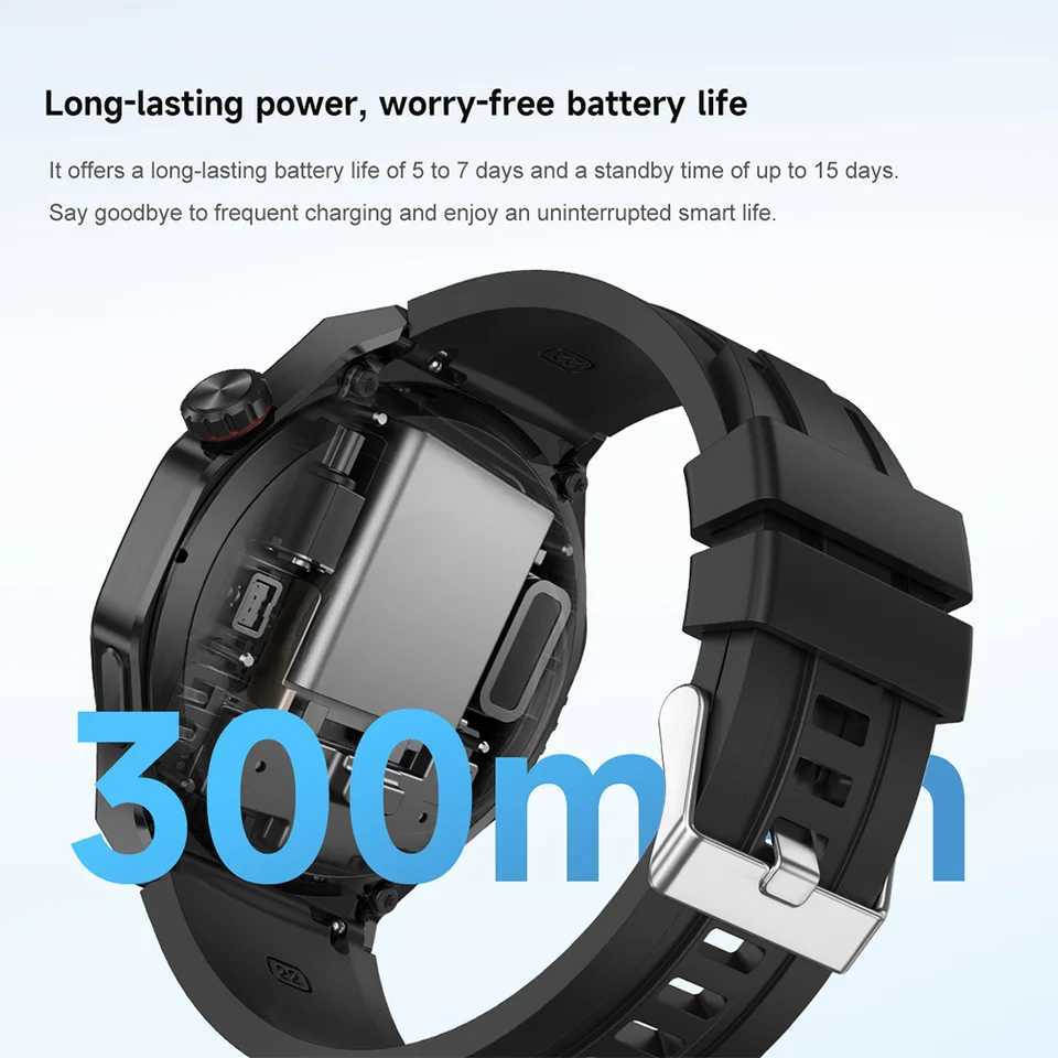 New For Huawei Watch5tra Men GPS Track Sports SmartWatch 1.53 Inch HD AMOLED Screen Waterproof Bluetooth Call Smartwatch X250726