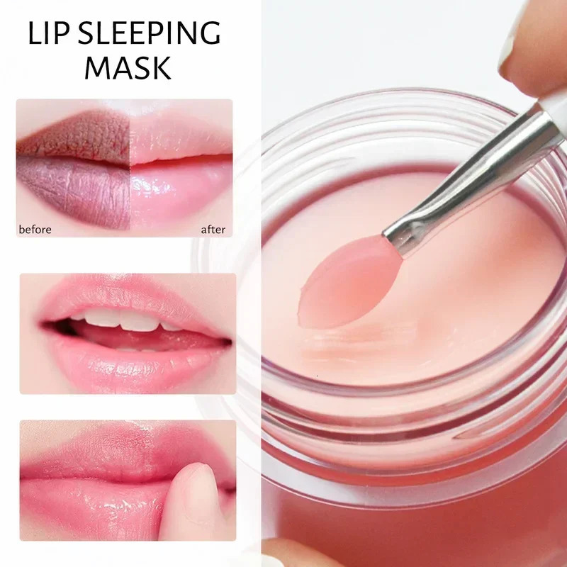 3g South Korea Lip Sleep Mask Night Maintenance Moisturizing Lips Gloss Bleach Cream Nourishing Care Cherry Balm 250716