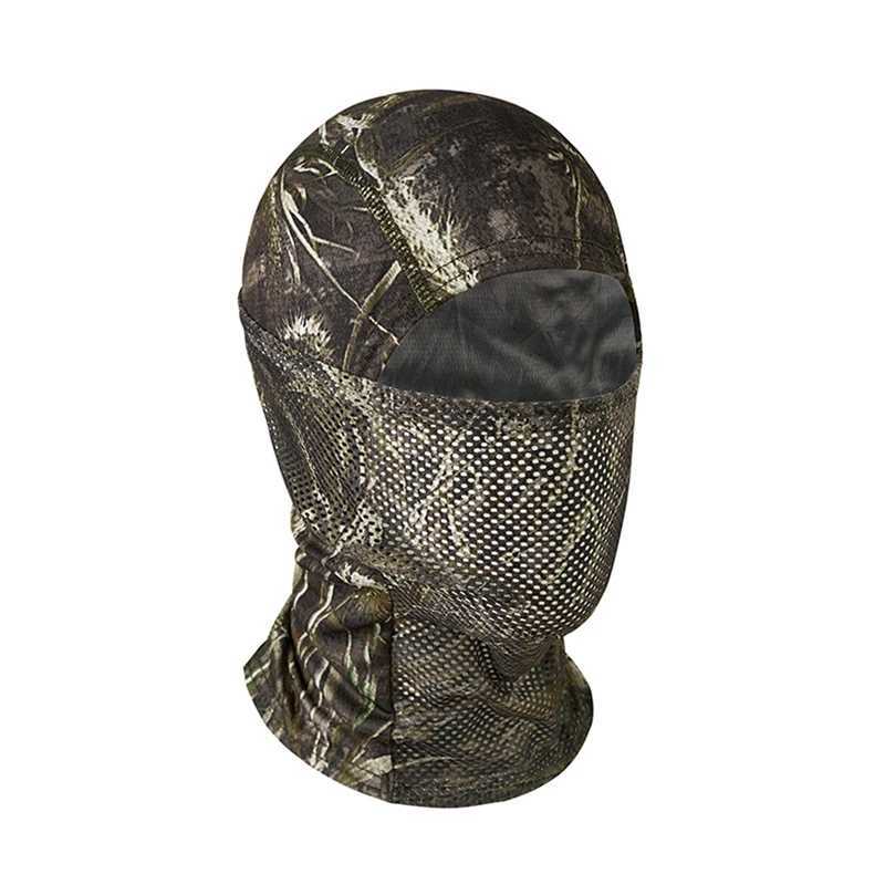 Camouflage Balaclava Hat Cycling Full Face Mask Outdoor Sports Hunting Hiking Ski Mask motorcycle Helmet Inner Cap Z250725