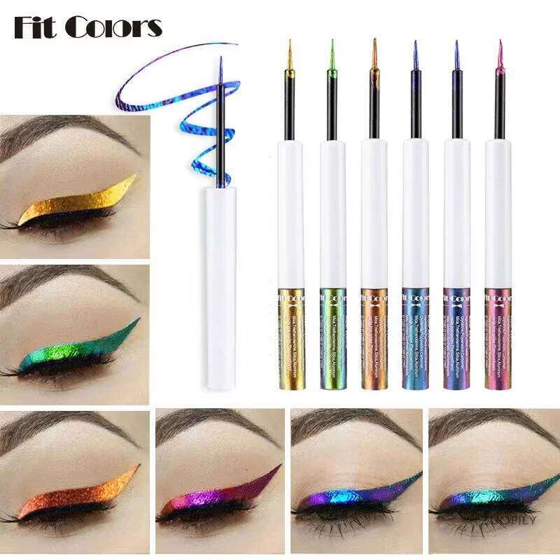 Colorful Beautiful Pearllight Eyeliner Chameleon Waterproof Liquid Eyeliners Stage Eye Easy To Dry Makeup Pen Cosmetics X250726