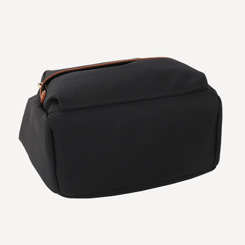 XY9637 Men's and Women's Backpack Waterproof Oxford Cloth With Cowhide Leather Fashionable Multi Pocket Lightweight Commuting Bag