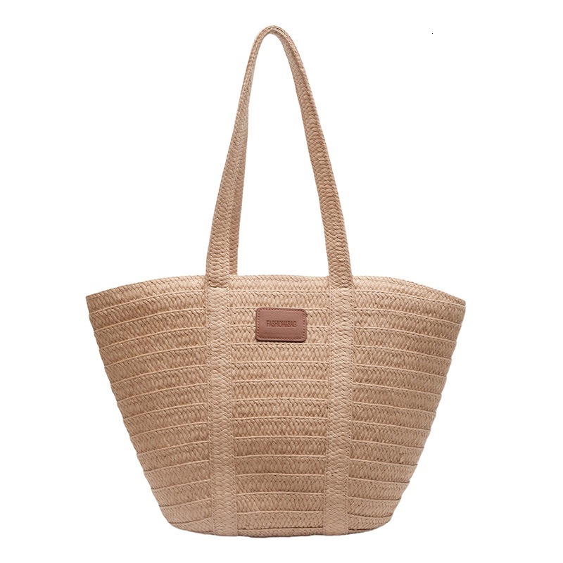 Luxury Brand Designer Bag Women's Bag Shoulder Bag Casual Commuting Vacation Woven Large Capacity Spring New Fashion Luxury bag Beach Straw Bag