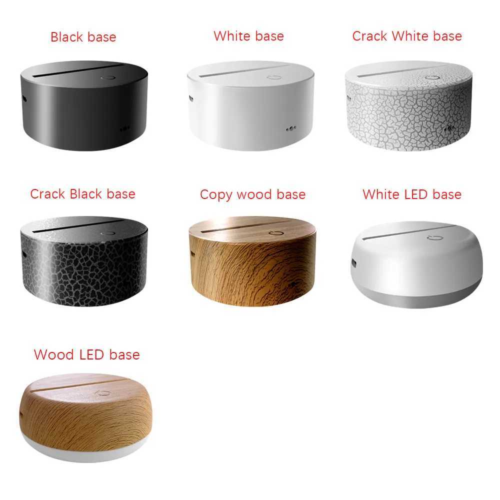 3D Acrylic Led Night Light Moon Cat Figure Nightlight for Kids Bedroom Sleep Lights Gift for Home Decor Table Lamps XJ250725