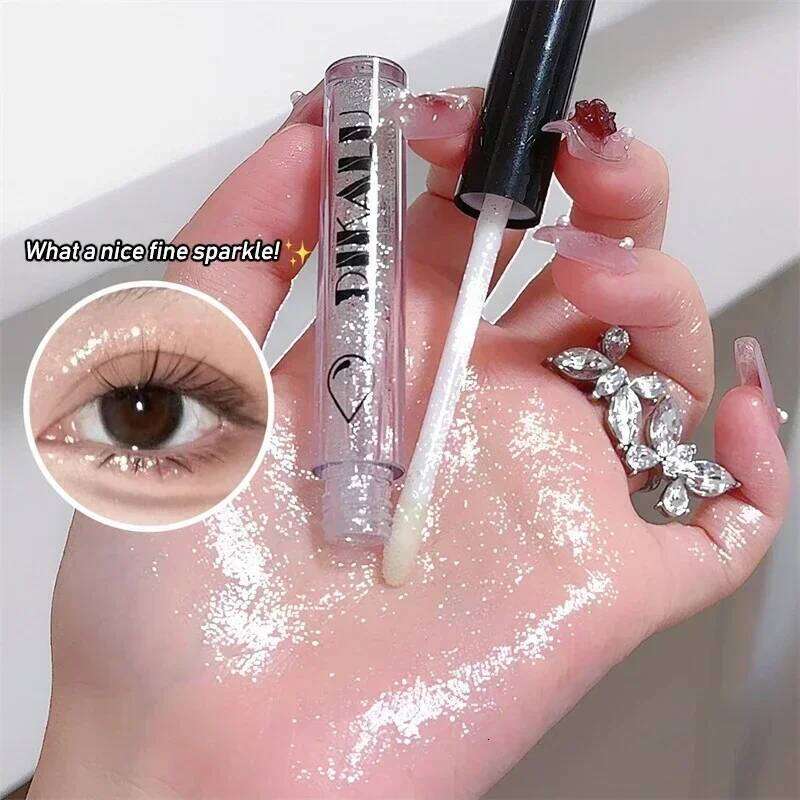 Dia Sequins Liquid Glitter Eyeshadow Shiny Metallic Eyeliner Pen Shimmer Waterproof Pearly Eye Makeup Beauty Party Cosmetics X250726