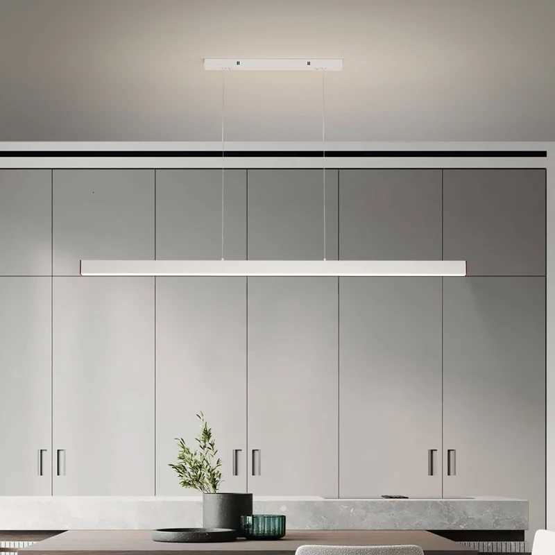 Modern LED Chandelier Minimalist Home Villa Living Bedroom Dining Room Study Ceiling Chandelier Indoor Lighting Decoration Lamps XJ250725