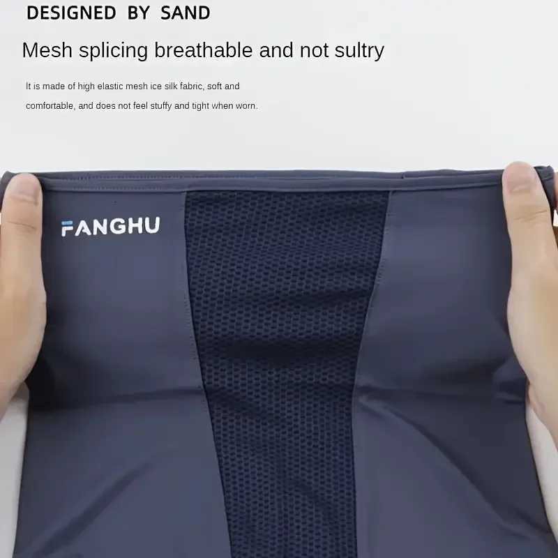 New Summer Sunscreen Silk Mask Unisex UV Protection Neck Wrap Face Cover Scarf for Outdoor Activities Hiking Cycling Surfing Z250725