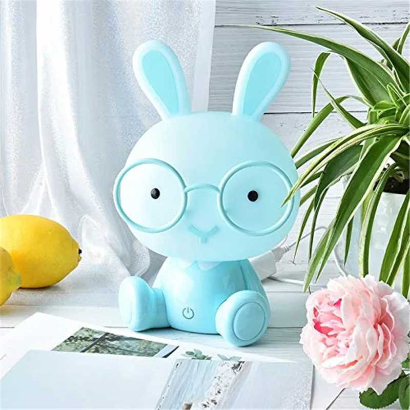 LED Night Light Touch Cartoon New Bunny Table Lamp for Baby Kids Room Bedside Night Light Christmas Gifts Home Bedroom Party Decor XJ250725