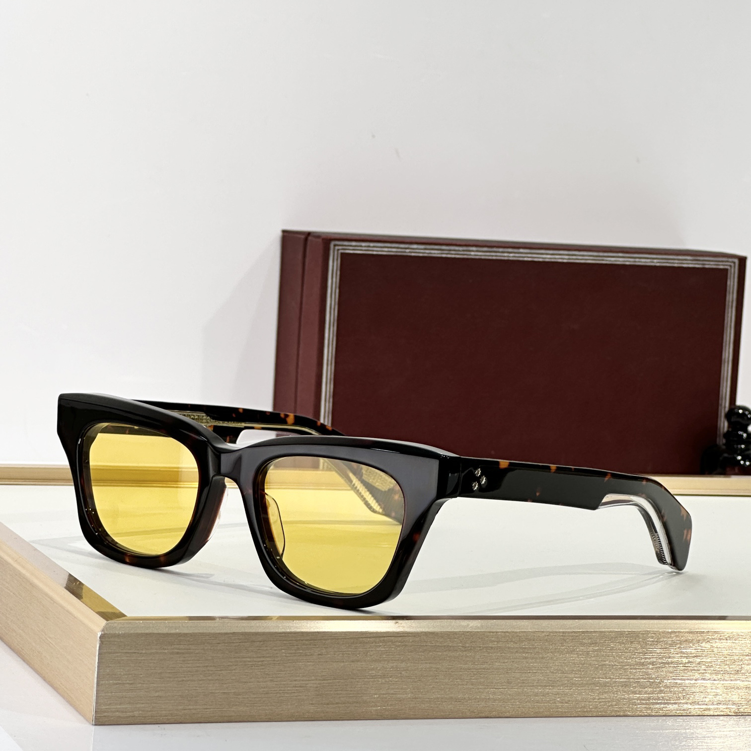 Sunglasses For Men Women Fashion DEALAN-EPOXY Summer Designer Stylish High Street Catwalk Style Anti-Ultraviolet UV400 Square Acetate Full Frame Glasses With Box