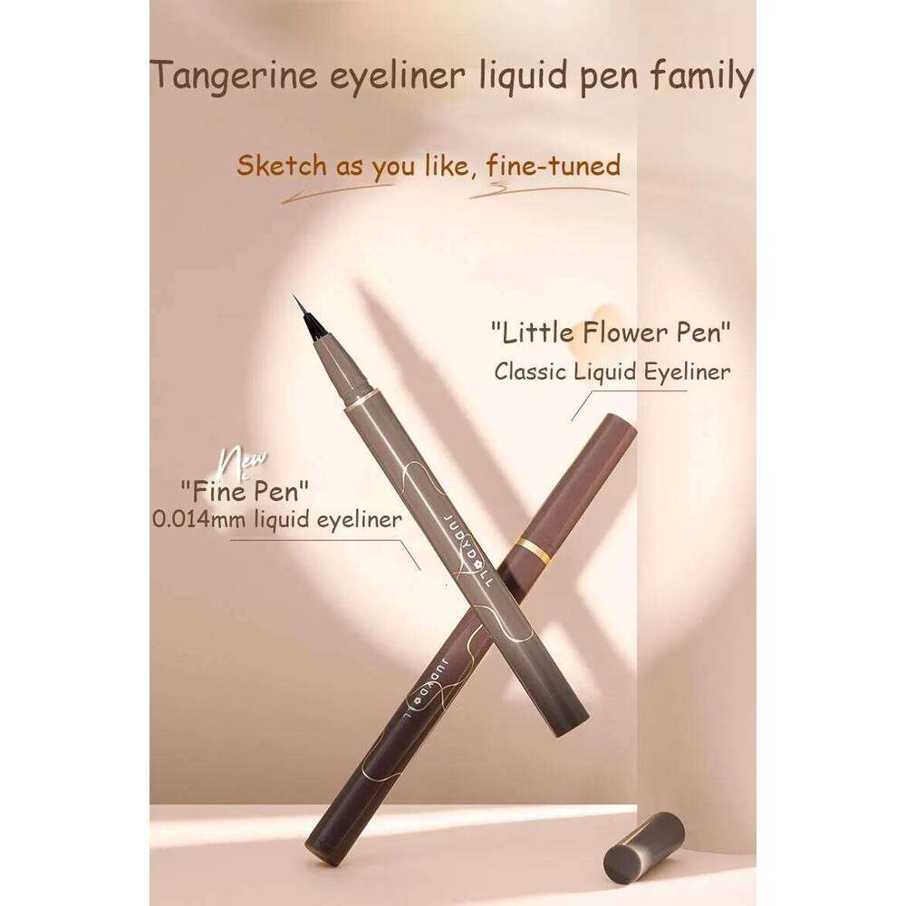 Judydoll New Black Liquid Eyeliner Pencil Waterproof 24 Hours Long Lasting Makeup Smooth Superfine Eye Liner Pen