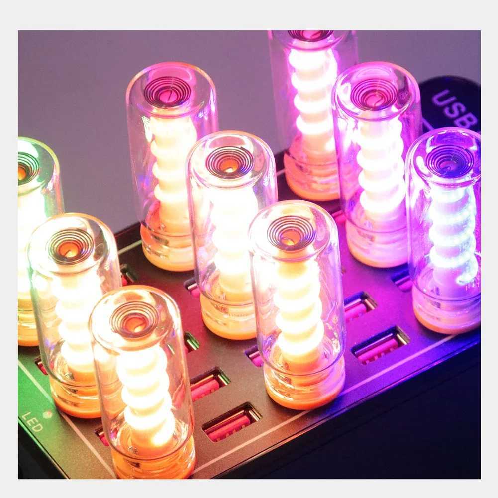 Car USB Night Light Touch Control LED Filament Lamp Portable Lighting Plug and Play Decorative Atmosphere Light for Home Bedroom XJ250725